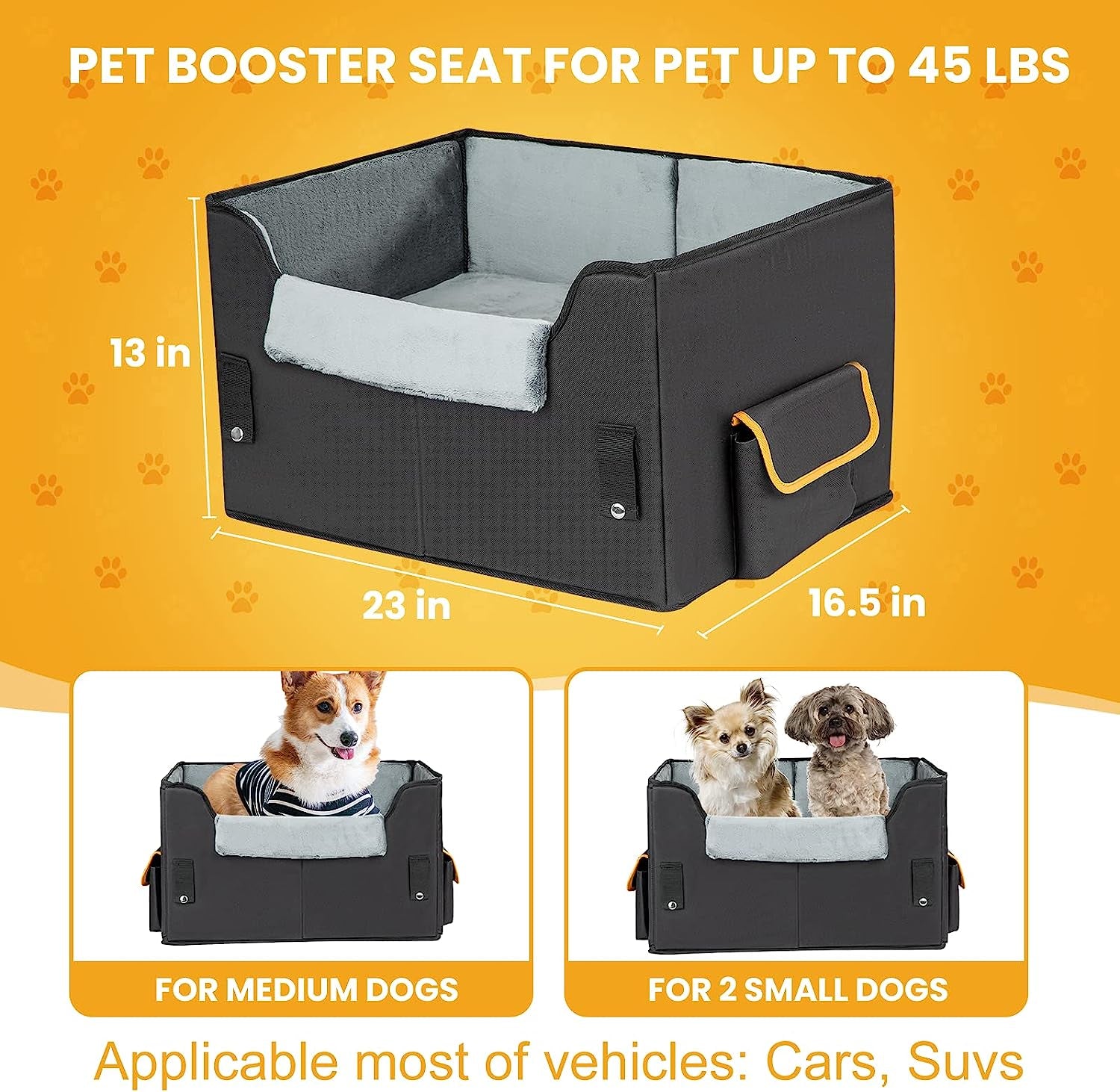 Elevate Your Pet's Travel Experience with Our Premium Dog Car Seat - Perfect Booster Seat for Small Dogs and Cats