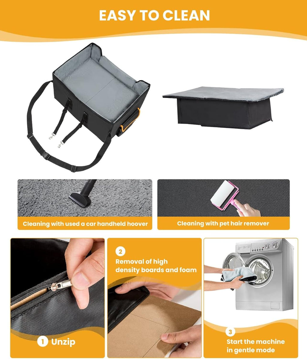 Elevate Your Pet's Travel Experience with Our Premium Dog Car Seat - Perfect Booster Seat for Small Dogs and Cats
