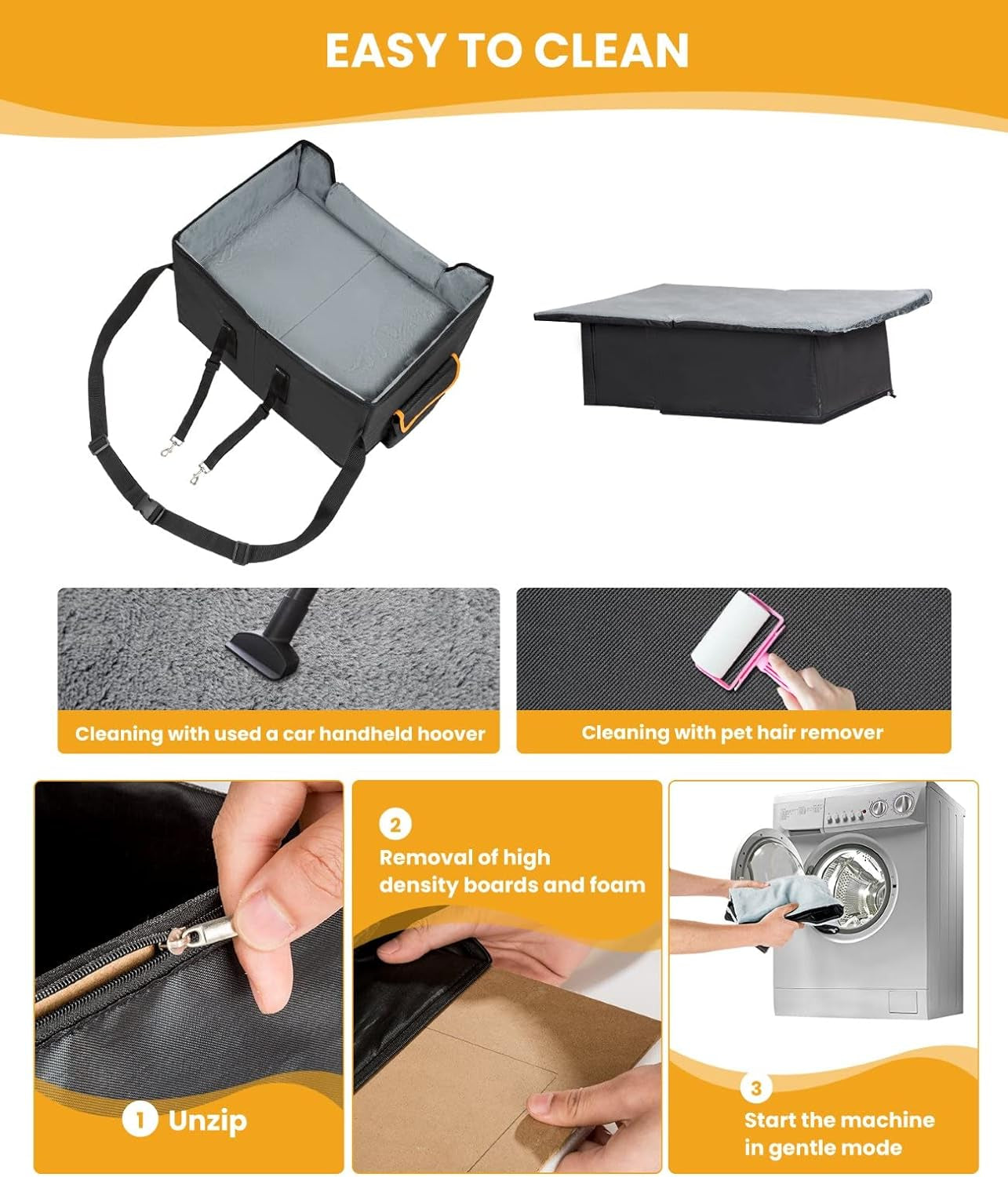 Elevate Your Pet's Travel Experience with Our Premium Dog Car Seat - Perfect Booster Seat for Small Dogs and Cats