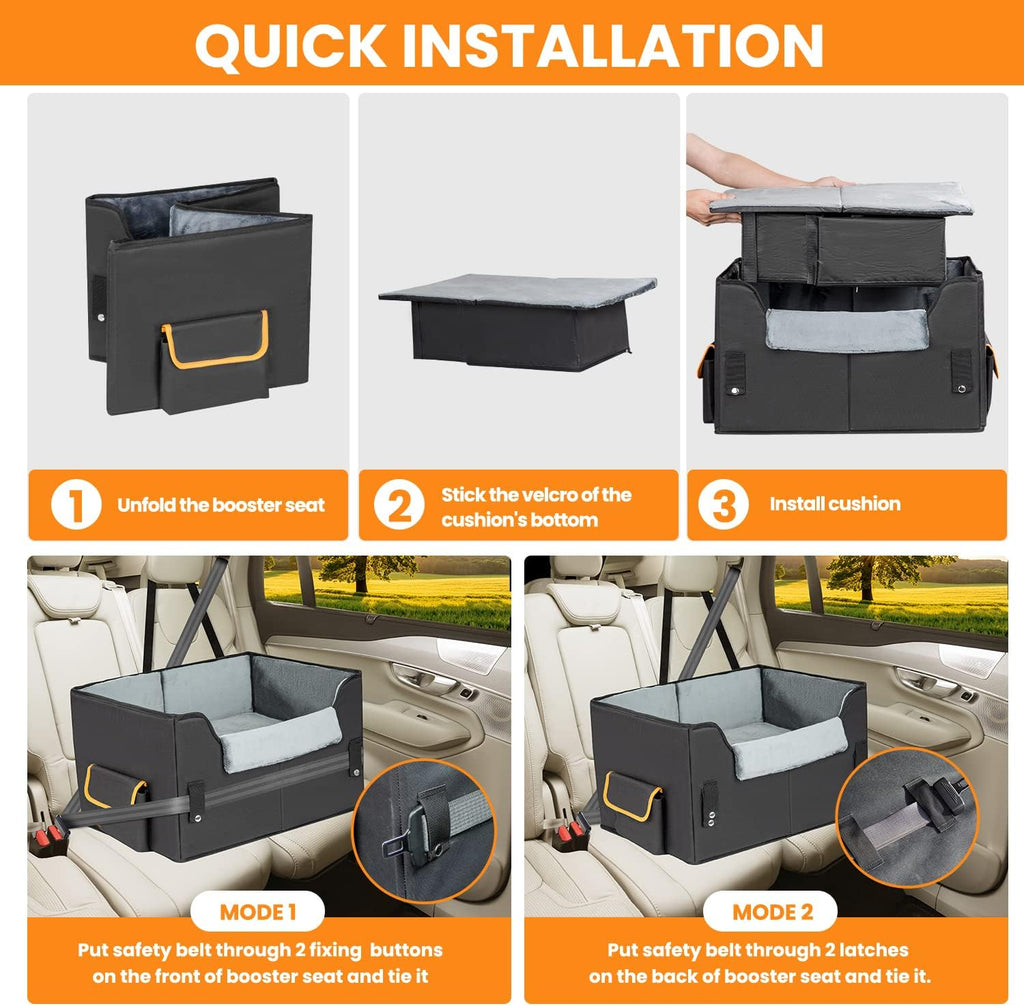 Elevate Your Pet's Travel Experience with Our Premium Dog Car Seat - Perfect Booster Seat for Small Dogs and Cats